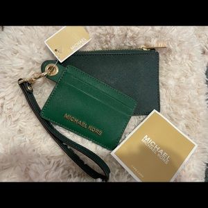 Card case duo leather wallet